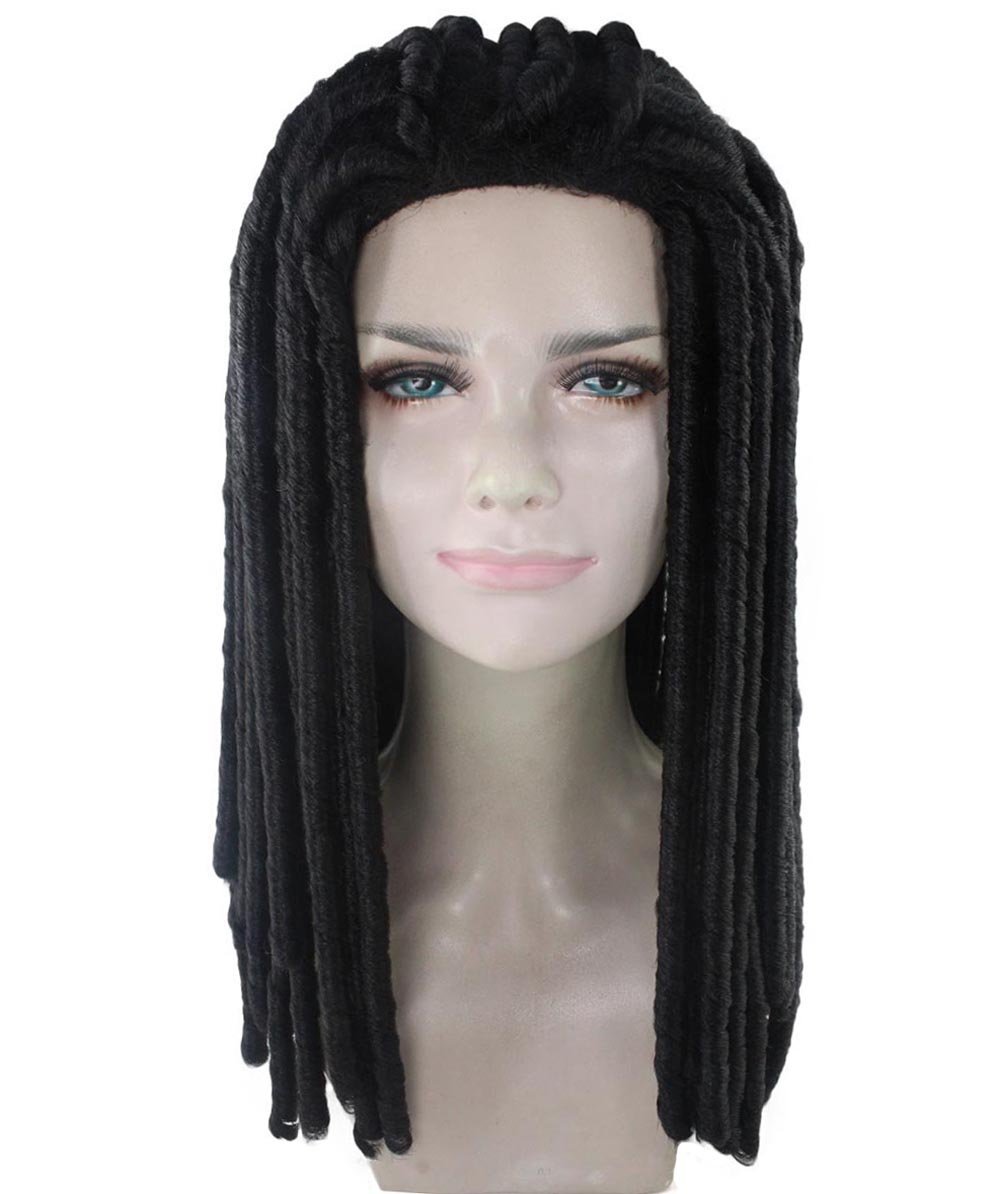 Amazon.co.jp: Wigs2you ロング ドレッド 黒髪 バンド B系 H